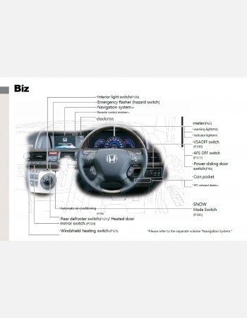 honda elysion 2010 2011 & 2012 owners manual